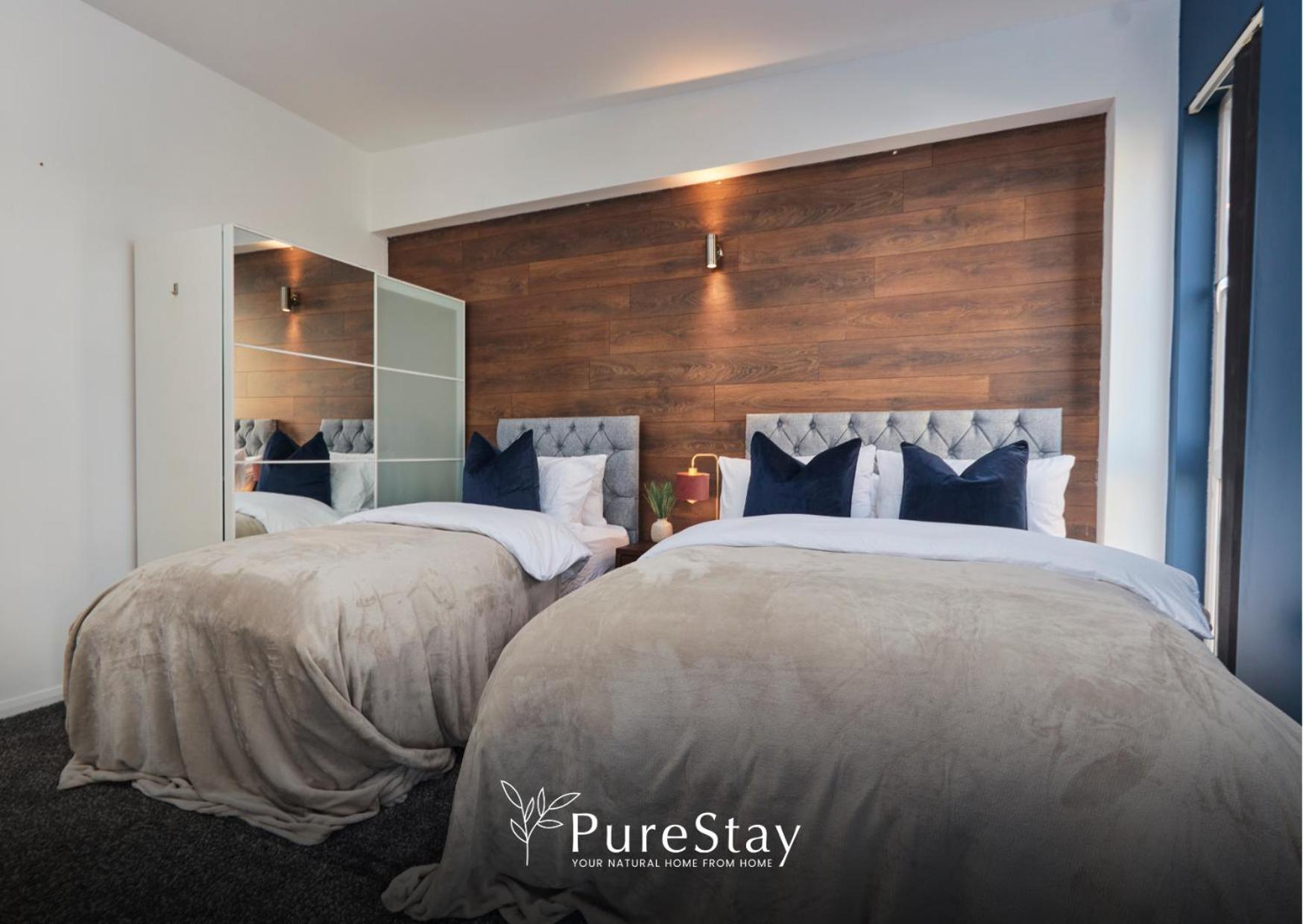 Superb House Manchester Near Etihad With Free Parking Sleeps 8 Esterno foto